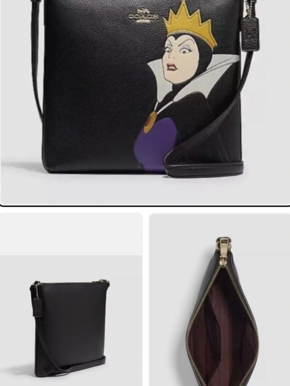 Coach leather shoulder